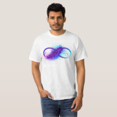 Infinity with Purple Feather Tシャツ (正面フル)