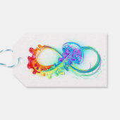 Infinity with Rainbow Jellyfish ギフトタグ (裏面横)