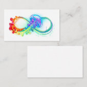 Infinity with Rainbow Jellyfish コーリングカード (正面/裏面)