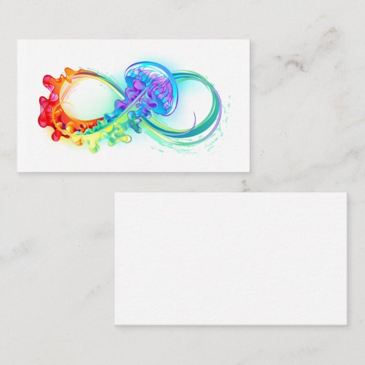 Infinity with Rainbow Jellyfish コーリングカード (正面/裏面)