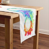 Infinity with Rainbow Jellyfish ショートテーブルランナー (インサイチュ)