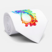 Infinity with Rainbow Jellyfish ネクタイ (ロール)