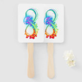 Infinity with Rainbow Jellyfish ハンドファン (正面&裏面)