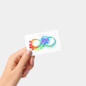 Infinity with Rainbow Jellyfish バッジ (手持ち)