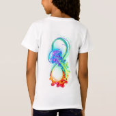 Infinity with Rainbow Jellyfish Tシャツ (裏面)