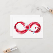 Infinity with Red Wine カード (正面/裏面インサイチュ)