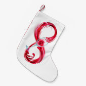 Infinity with Red Wine スモールクリスマスストッキング (正面 (吊り時))