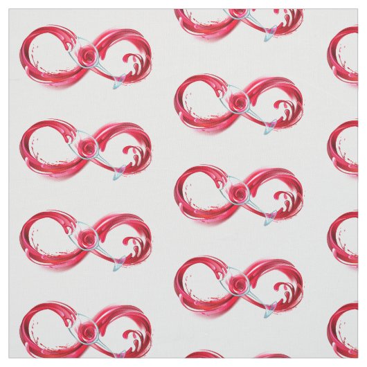 Infinity with Red Wine ファブリック (見本)