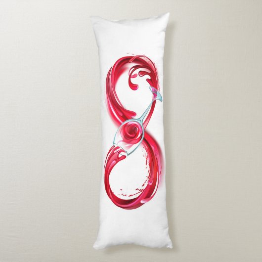Infinity with Red Wine ボディピロー (裏面 (縦))