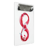 Infinity with Red Wine ミニクリップボード (アングル)