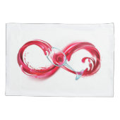 Infinity with Red Wine 枕カバー (裏面-左)