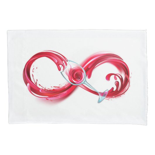 Infinity with Red Wine 枕カバー (正面左)