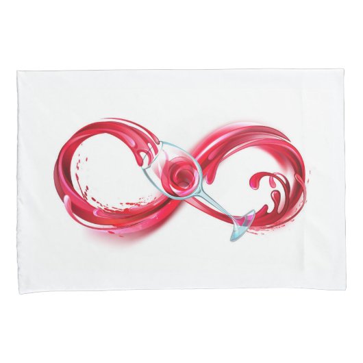 Infinity with Red Wine 枕カバー (正面右)