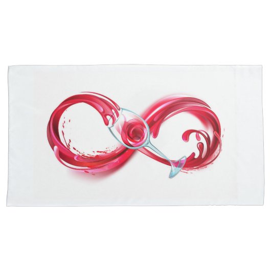 Infinity with Red Wine 枕カバー (正面右)