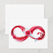 Infinity with Red Wine 案内状 (正面/裏面)