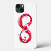 Infinity with Red Wine Case-Mate iPhoneケース (裏面)
