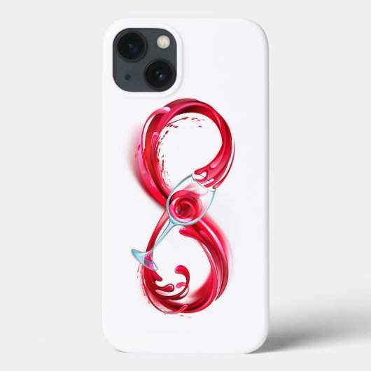 Infinity with Red Wine Case-Mate iPhoneケース (裏面)