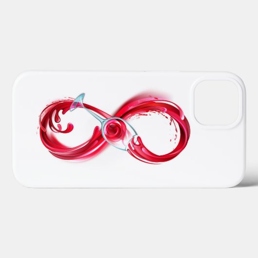 Infinity with Red Wine Case-Mate iPhoneケース (裏面 (横))