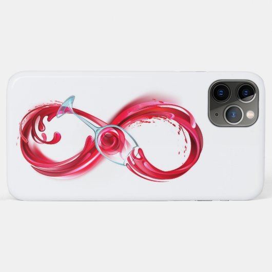Infinity with Red Wine Case-Mate iPhoneケース (裏面(横))