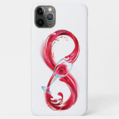 Infinity with Red Wine Case-Mate iPhoneケース (裏面)