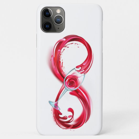 Infinity with Red Wine Case-Mate iPhoneケース (裏面)