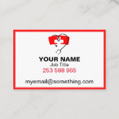 infirmière carte de visite 名刺 (裏面)