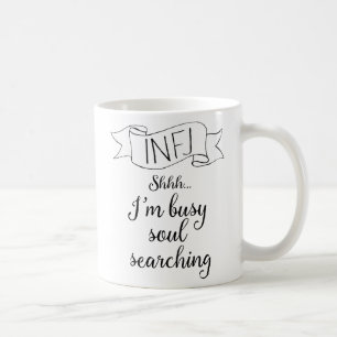 INFJおよび内省 コーヒーマグカップ