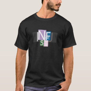 INFJおよび誇りを持った(マイヤーズブリッグズのタイプ表示器のティー) Tシャツ
