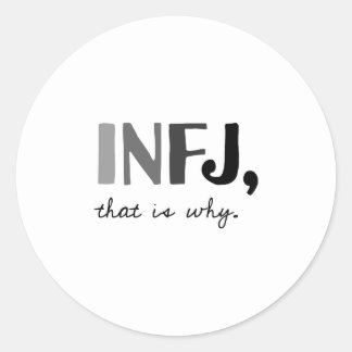 INFJだから。内向型 ラウンドシール