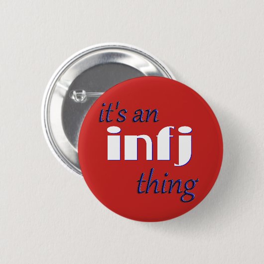 INFJだ!MBTI 缶バッジ (正面&裏面)