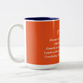 INFJの性格特徴MBTIのマグ ツートーンマグカップ (左)