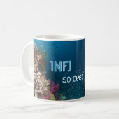 INFJの"そう深い"マグ コーヒーマグカップ (正面左)