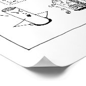 INFJスクエアペグプリント ポスター (角)