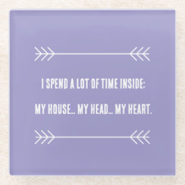 INFJビベス ガラスコースター