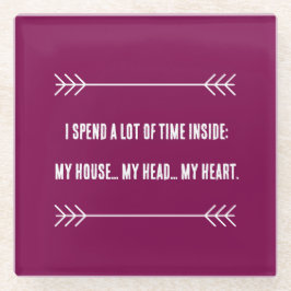 INFJビベス ガラスコースター