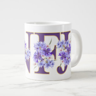 INFJフローラレフェミニンターMBTIジャイアントコーヒーマグ ジャンボコーヒーマグカップ