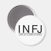 INFJライフが複雑 マグネット (正面/裏面)