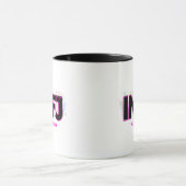 INFJ内向型ラベルMBTパーソナリティ型フローラ マグカップ (中央)