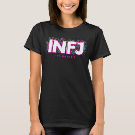 INFJ内向型ラベルMBTパーソナリティ型フローラ Tシャツ