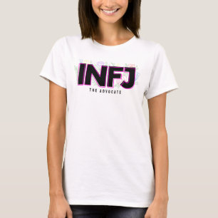 INFJ内向型ラベルMBTパーソナリティ型フローラ Tシャツ
