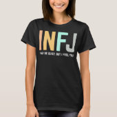 INFJ型 人格 内向 面白い Tシャツ (正面)