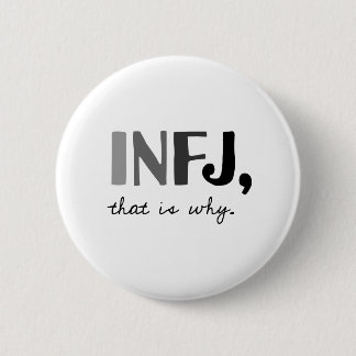 INFJ、そういうわけで。 内向的な性格特徴 缶バッジ