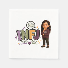 INFJ — A Guardiã das Ideias スタンダードカクテルナプキン