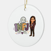 INFJ — A Guardiã das Ideias セラミックオーナメント (左)
