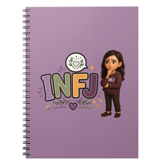 INFJ — A Guardiã das Ideias ノートブック (正面)