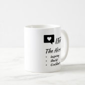 INFJ MBTIマイヤーズ-ブリッグス型指標人格 コーヒーマグカップ (正面右)