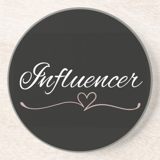 Influencer Aesthetic, Cute Birthday Gift for her コースター (正面)