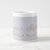 Influencer Aesthetic, Cute Birthday Gift for her ジャンボコーヒーマグカップ (正面)