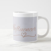 Influencer Aesthetic, Cute Birthday Gift for her ジャンボコーヒーマグカップ (右)