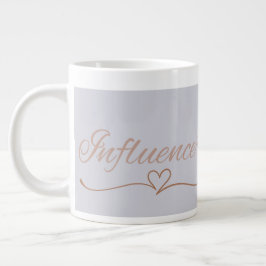 Influencer Aesthetic, Cute Birthday Gift for her ジャンボコーヒーマグカップ